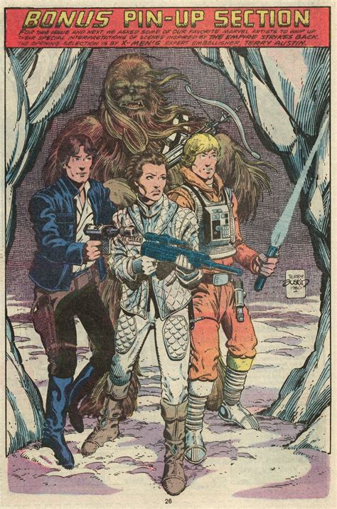 Marvel Comics Of The 1980s 1981 Star Wars Pinups