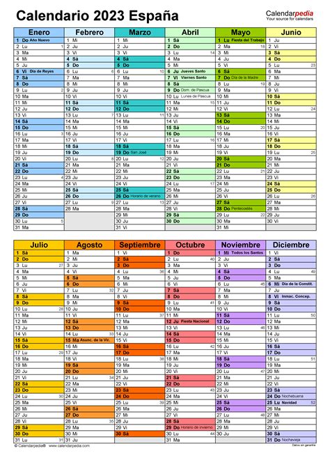 Plantilla Excel Calendario Descarga Gratis Aria Art HOT