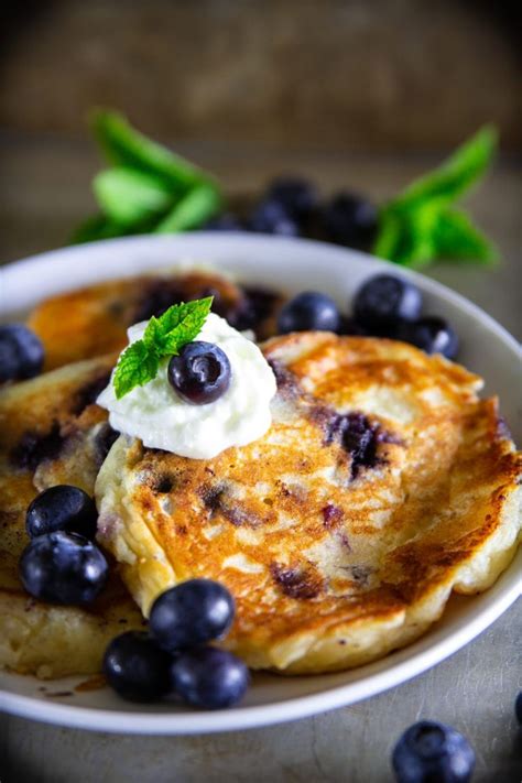 Easy To Make Blueberry Ricotta Pancakes Recipe These