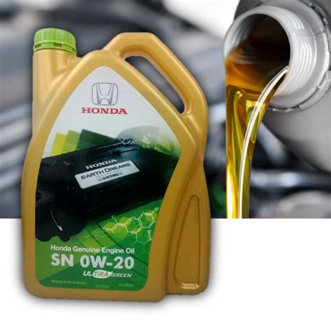 Honda Genuine Fully Synthetic Sn 0w 20 Engine Oil 4 Litre