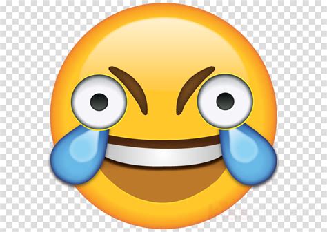Crying Laughing Emoji Clipart Face With Tears Of Joy Open Eyed Crying Emoji Png Download