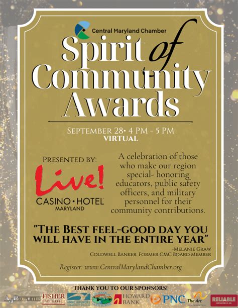 Spirit Of Community Awards Events I95 Business