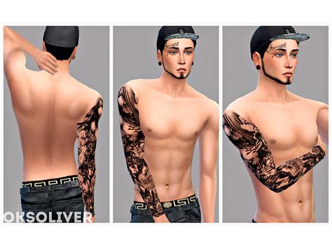 Chicano S Male Tattoo The Sims 4 Catalog