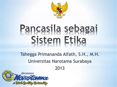 Ppt Pancasila Sebagai Sistem Etika Powerpoint Presentation Free