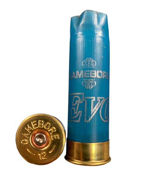 12 Gauge Shotgun Shellcartridge Gambore Light Blue Empty Shotgun