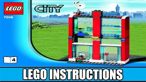 Lego Instructions City 7208 Fire Station Book 4 Youtube