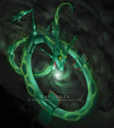 Rayquaza By Darkmagic1an On Deviantart