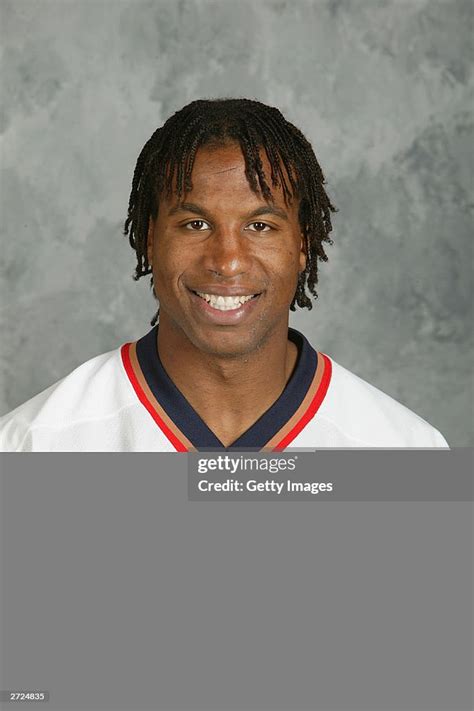 Georges Laraque Of The Edmonton Oilers Poses For A Portrait On News