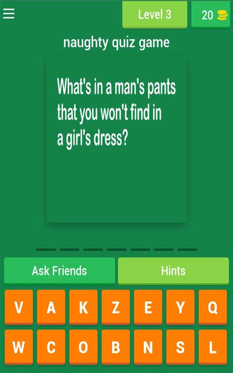 Naughty Quiz Game Amazonde Apps Für Android