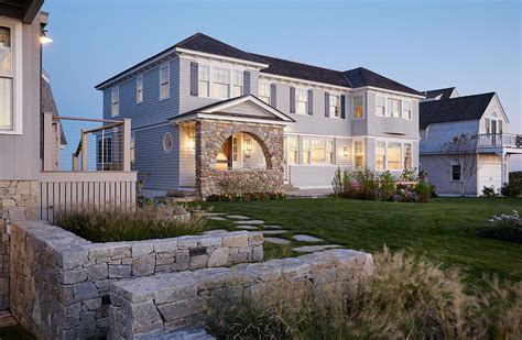 Charming Oceanfront Beach House In Maine With Nautical Inspired