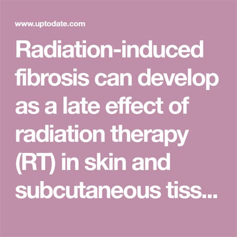 Pin On Radiation Induced Fibrosis