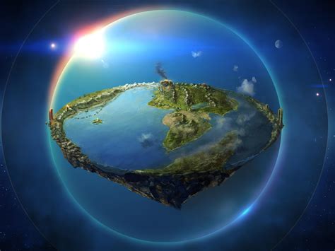 Flat Earth Desktop Screen Wallpapers Wallpaper Cave