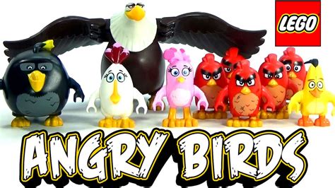 Lego Angry Birds Bird Minifigure Collection Brickqueen Youtube
