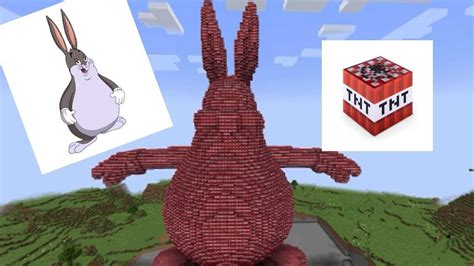 Blowing Up Big Chungus In Minecraft Cuh Youtube