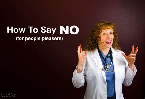 How To Say No For People Pleasers Pamela Wible Md