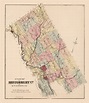 Montgomery County Townships 1871, Pennsylvania 1871 - Old Map Reprint ...