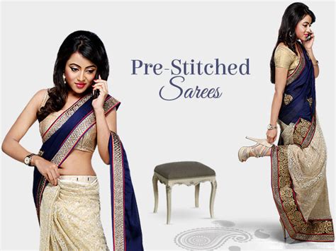 pre stitched or ready to wear sarees add convenience to grace
