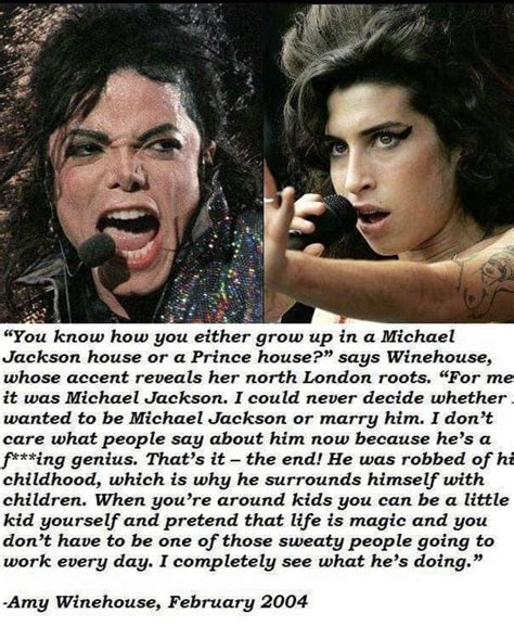 Love Amy Winehouses Quote About Michael 💜 Rmichaeljackson