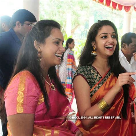 Keerthy Suresh And Ravathi During A Community Wedding Event Held In