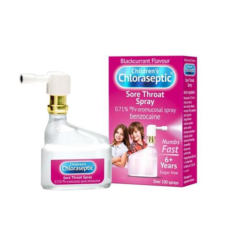 Ultra Chloraseptic Childrens Sore Throat Spray Blackcurrant Ocado