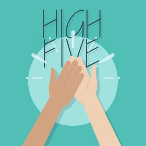 High Five Illustrations Royalty Free Vector Graphics And Clip Art Istock