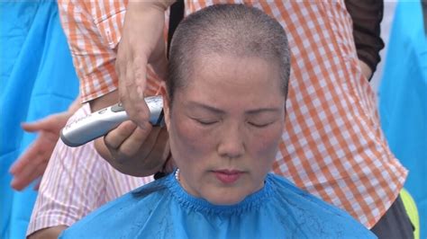 South Koreans Shave Their Heads In Protest Over Us Missile Defense System The Washington Post