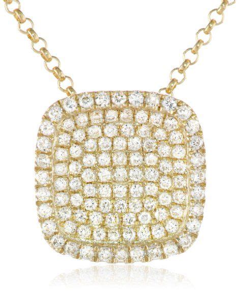 KC Designs Trinkets 14k Yellow Gold And Diamond Pave Pendant Necklace