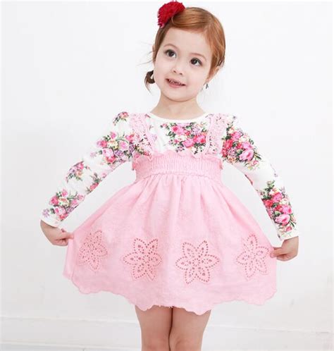 Summer 2018 New Fashion Baby Girl Party Dresses Lace