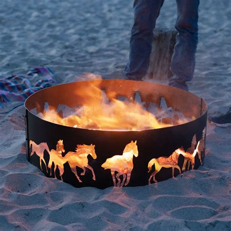 Decorative Fire Ring Quick And Easy To Assemble You Will Be Sitting