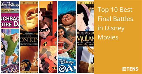Top 10 Best Final Battles In Disney Movies Thetoptens