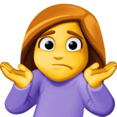 Woman Shrugging Emoji Discord Emoji