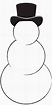 4 Best Images of Snowman Cutouts Printable - Printable Snowman Cut Out ...