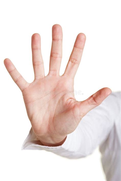 Five Fingers Of A Hand Stock Image Image Of Listing 20595463