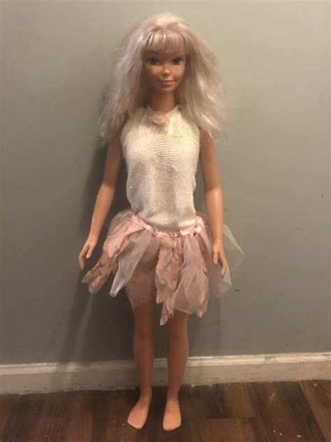 vintage rare brunette barbie my size life size mattel doll 1976 36” tall ebay