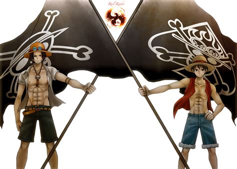 Ace And Luffy Render 1 By Roronoaroel On Deviantart