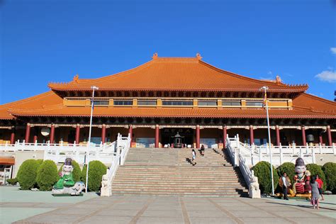 Buddhist Temple At The Fo Guang Shan Nan Tien Temple In Wollongong The