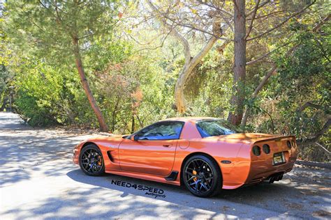 Corvette C5 Z06 With Gloss Black Mrr Fs01 Flow Forged Wheels Need 4