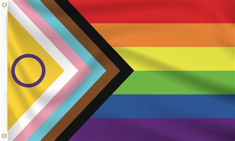 Buy Intersex Progress Pride Rainbow Flags Gay Pride Rainbow Flags For