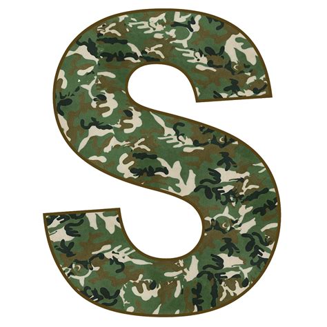 7 Best Images Of Printable Camo Letters Green Camo Letters Free