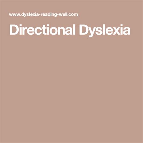 Directional Dyslexia Dyslexia Types Of Dyslexia Irlen Syndrome
