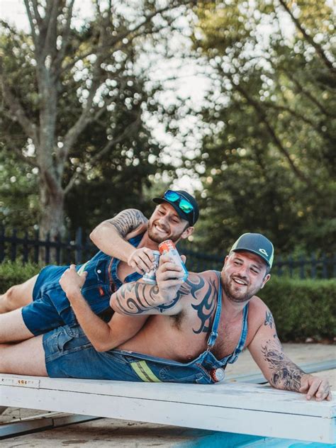 Two Men Go Viral On Facebook With ‘dudeoir Pool Photo Shoot