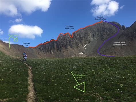 Trip Report Hiking Mount Sneffels Telluride Mountain Club