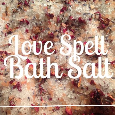 Love Spell Bath Salt In 2023 Bath Salts Love Spells Spiritual Bath
