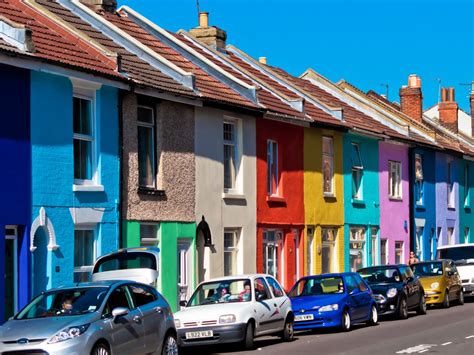 Colorful Houses Around The World Portsmouth England Portsmouth
