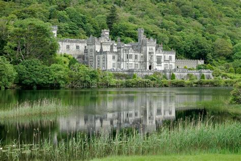 Kylemore Abbey Castle Galway Ireland Editorial Photo Image Of