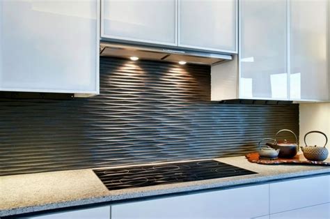 Wavy Textured Splash Back Any Color Kitchen Tile Texture Modern