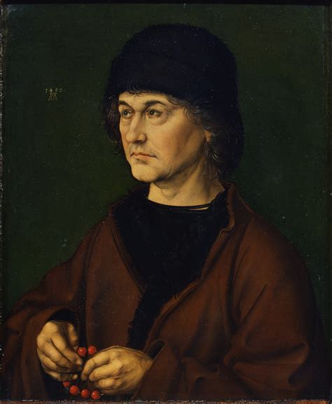 Albrecht Dürer Portrait Of Dürers Father 1490 Albrecht Durer