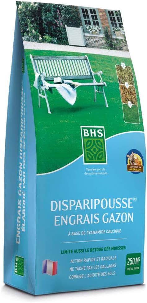 BHS Engrais Gazon Disparipousse Sac De 10kgs Amazon Fr Jardin