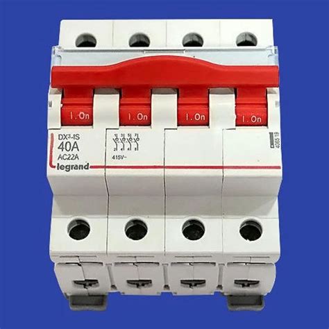 Legrand 40a 4 Pole Isolator Vertical At Rs 523piece In Chennai Id