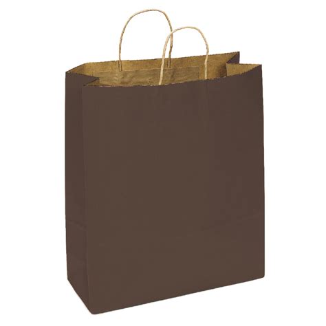 Paper Bags For Retail Large Chocolate Brown Paper